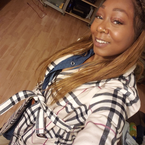 Alicia Patterned Belted Longline Coat - Picture 3 of 3